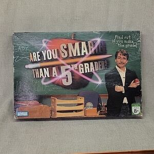 2007 Parker Brothers "Are You Smarter Than a 5th Grader" Board Game.
